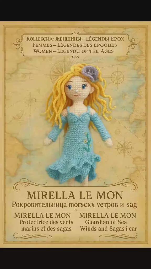 Poupe exsclusive crochet Mariela de Man