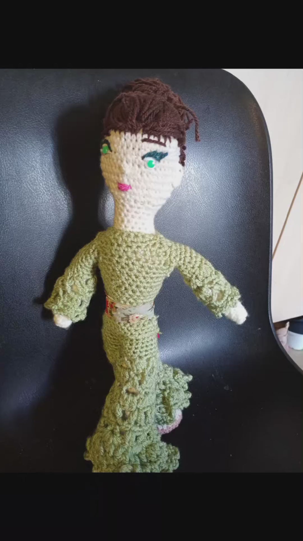 Poupe exsclusive crochet  lady of Economy